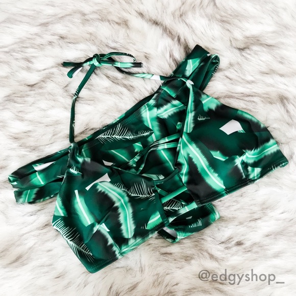 Strappy Back Halter Bikini - Picture 3 of 5